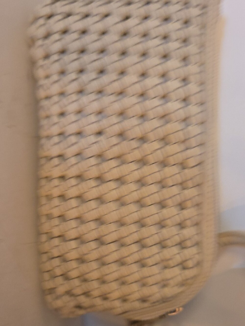 HOBO Sable Cream Woven Leather Wristlet (Whitecap) - Picture 4 of 6